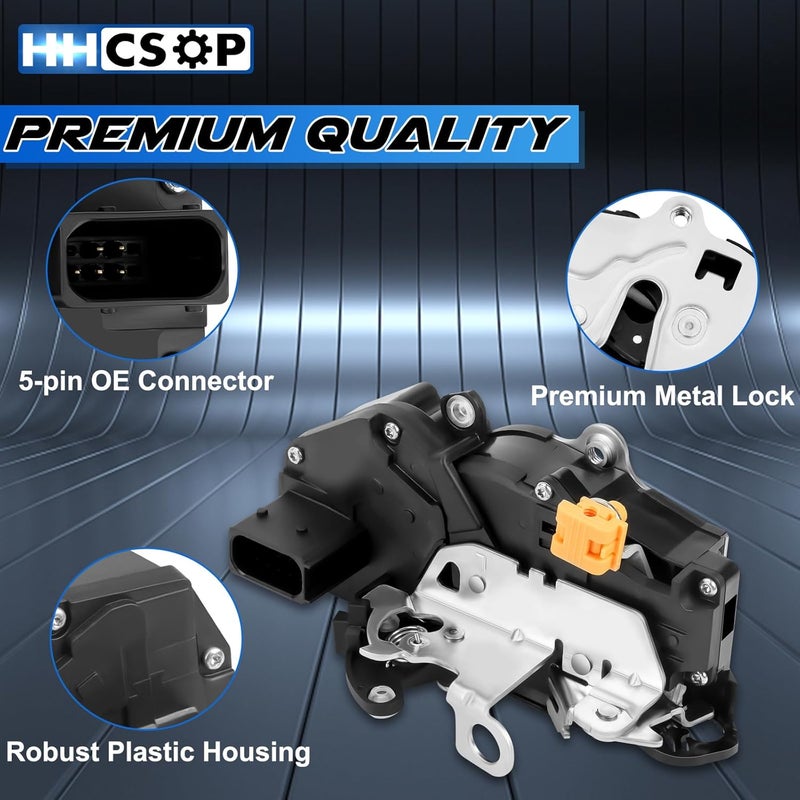 HHCSOP Front Left Driver Side Door Lock Latch Actuator for 2007 2008 2009 2010 2011 2012 2013 2014 Chevy Silverado Suburban Tahoe Avalanche Tahoe GMC Sierra 1500 2500 3500 Yukon XL Cadillac Escalade - Image 5